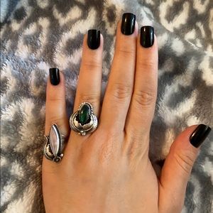 Two stone rings